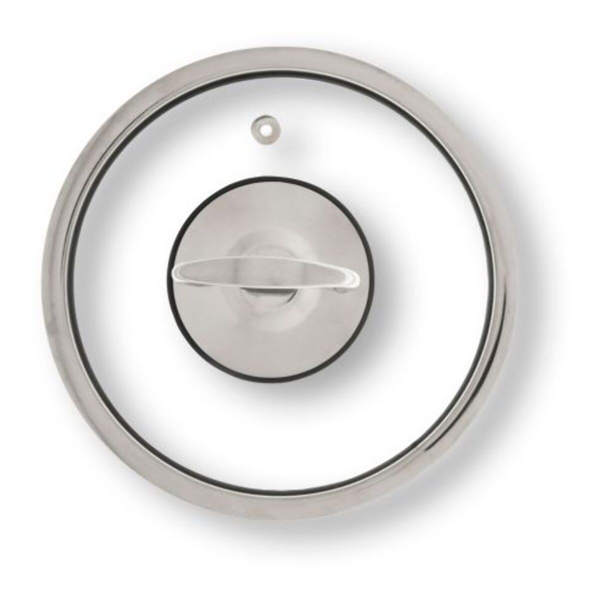 Casserole 14 cm à deux poignées avec couvercle Excelsa – Jazz Cook, Acier Argenté