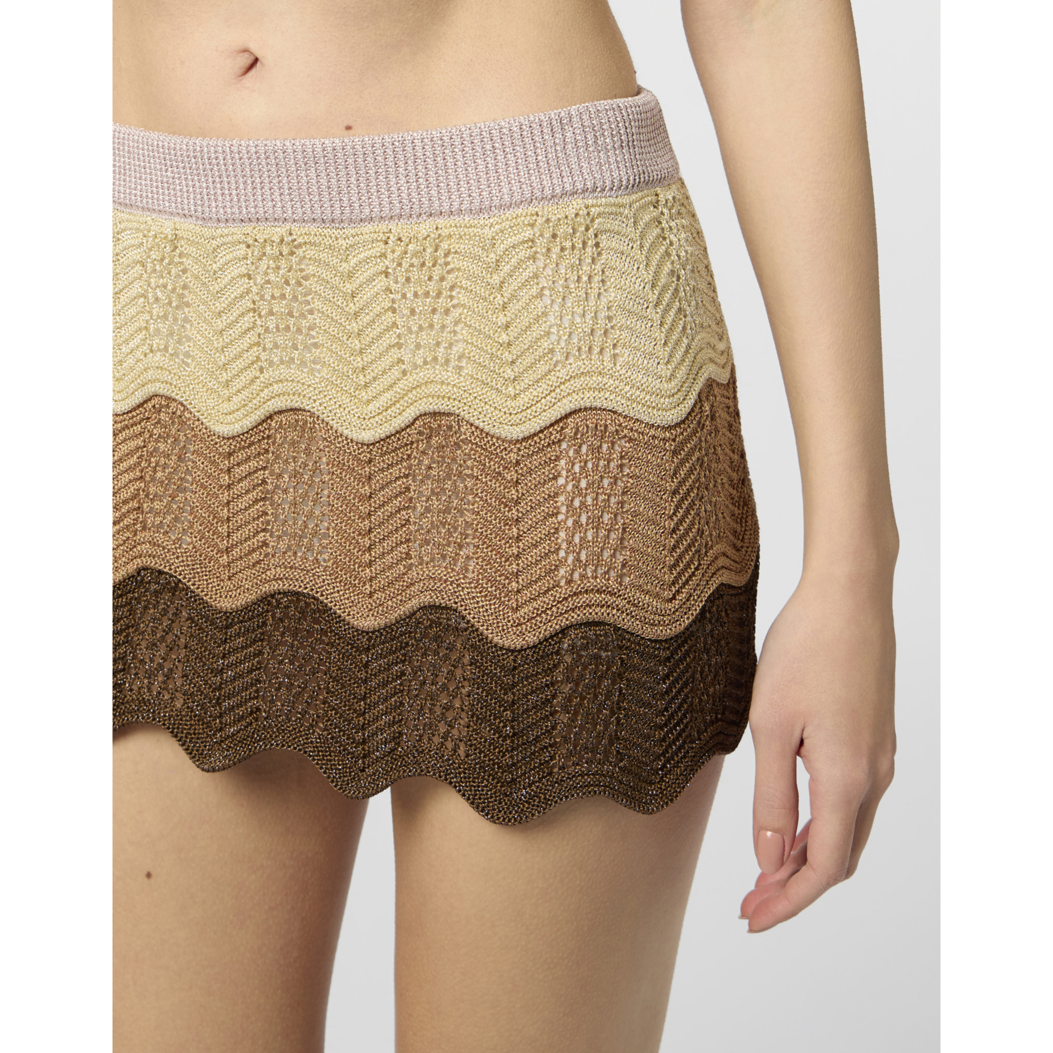 PHILIPP PLEIN Mini Skirt Color Wave