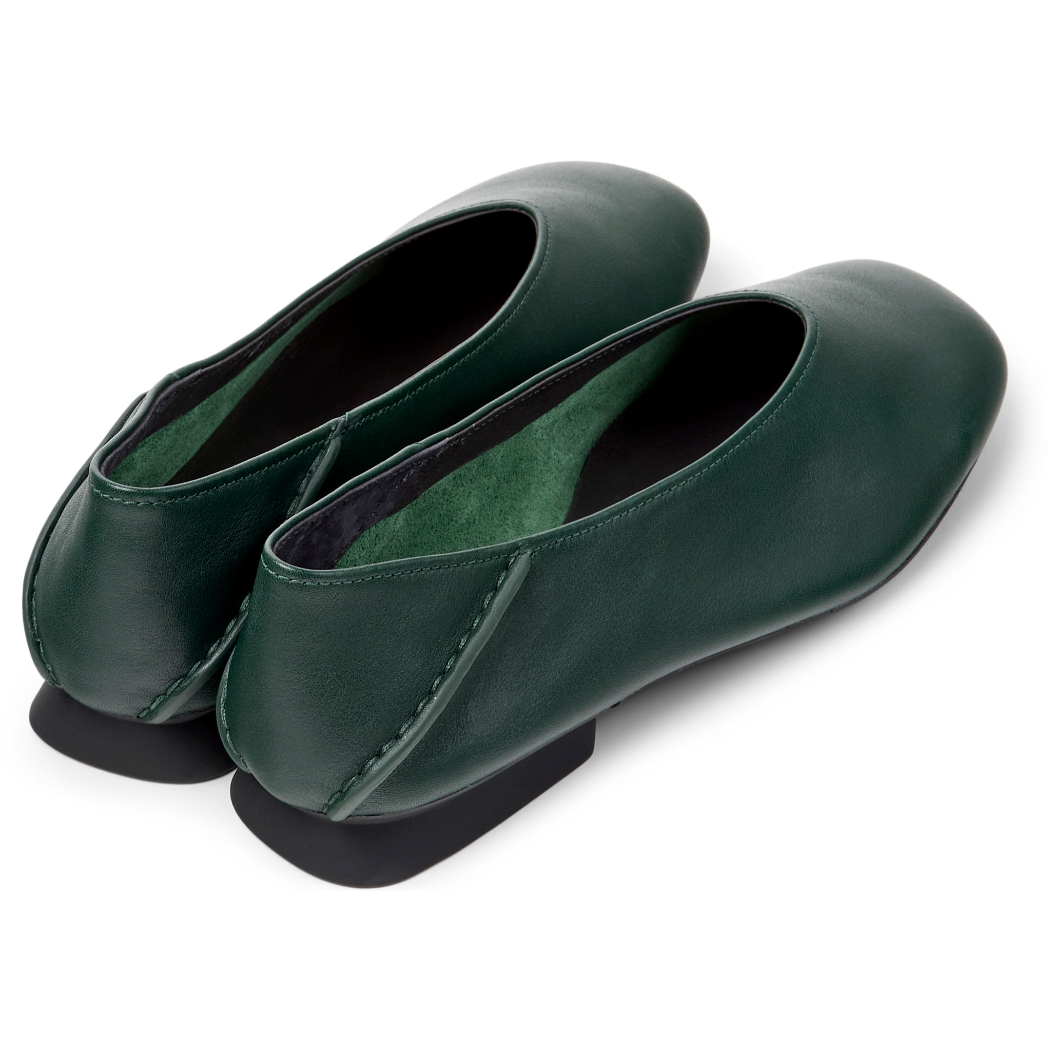 Ballerine - CAMPER Casi Myra - Verde - Pelle liscia