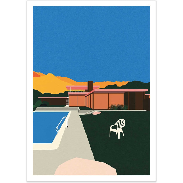 Affiche - Kaufmann Desert House Poolside - Rosi Feist