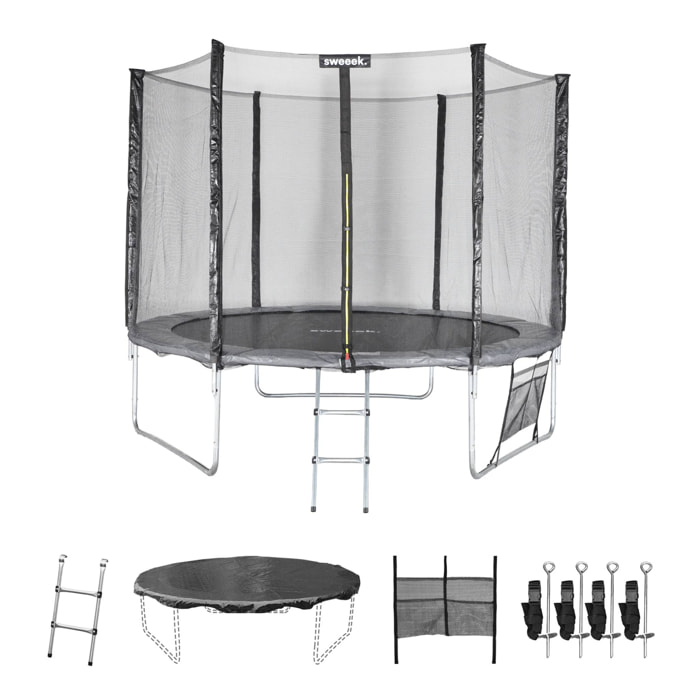Trampoline 305cm avec pack d'accessoires MARS XXL