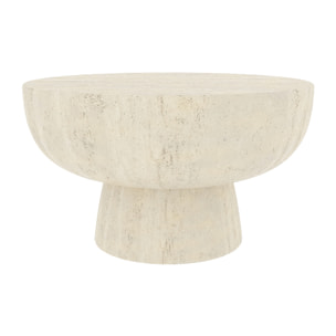 Lysandre – Table basse carrée magnésie blanc moucheté