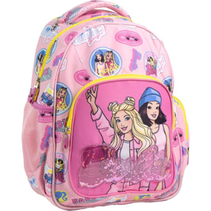 Mochila Escolar Mediana 42 Cm Barbie
