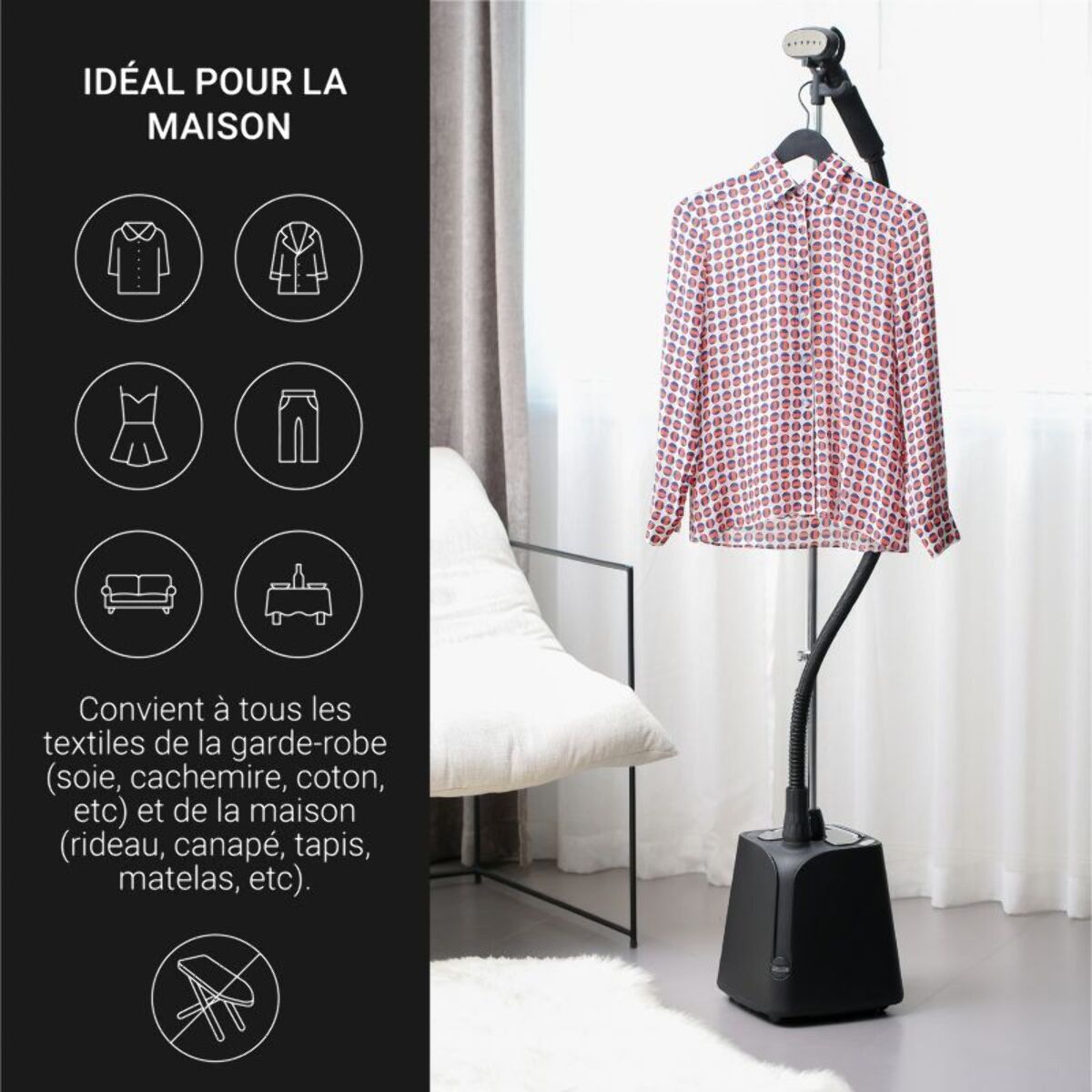 Défroisseur vapeur STEAMONE TH40B Thomas