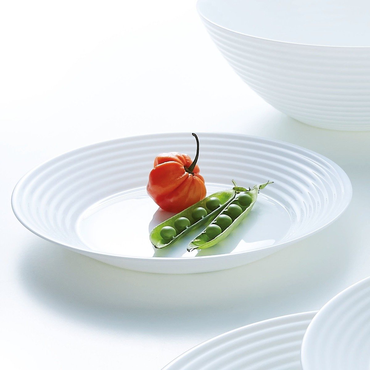 Set de platos 18 piezas Harena blanco - Luminarc