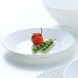 Set de platos 18 piezas Harena blanco - Luminarc