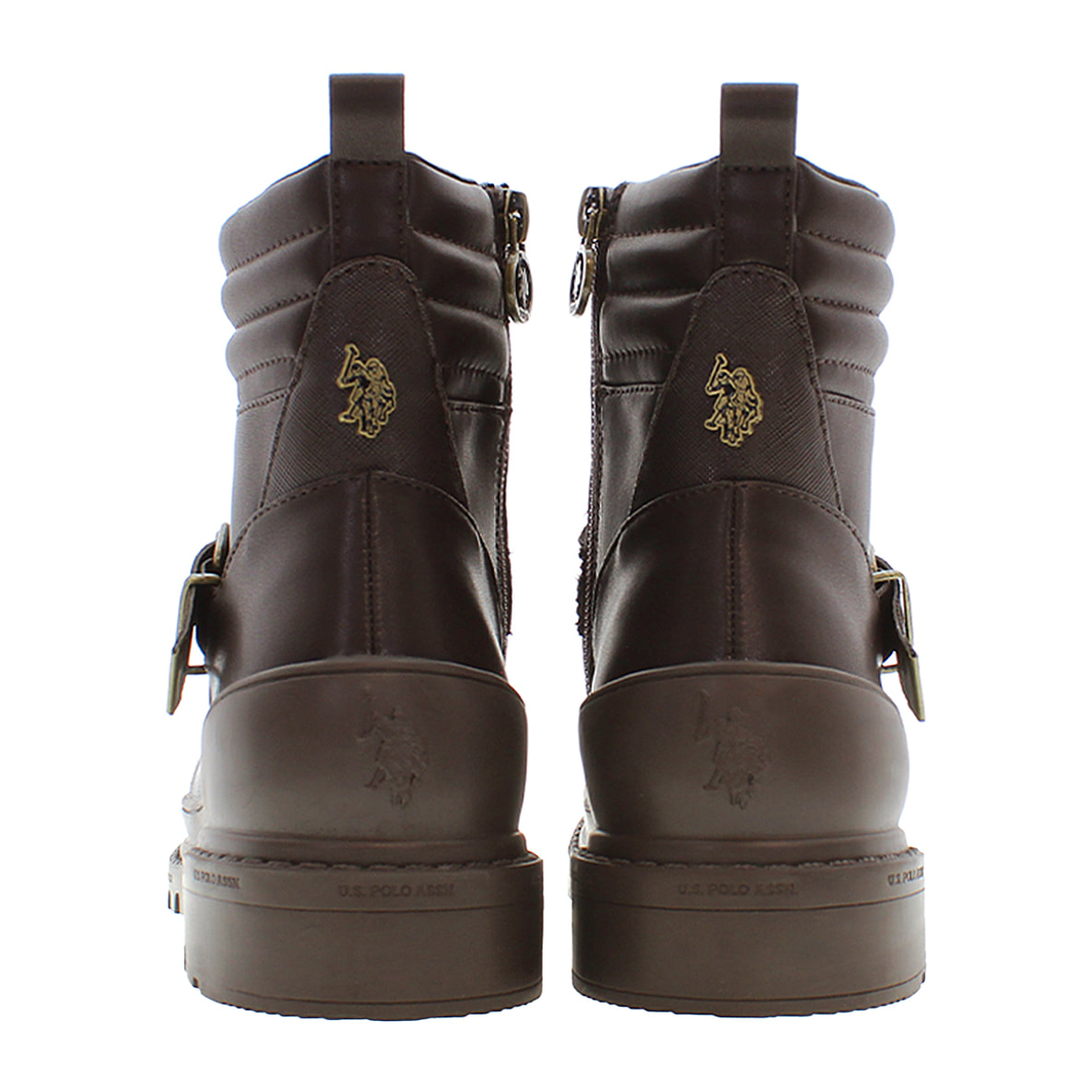 Stivaletti U.S. Polo Assn. marrone scuro