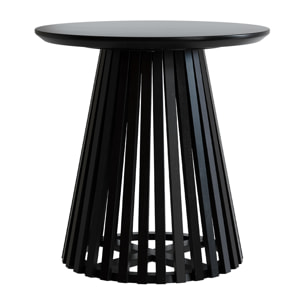 Table d'appoint Képès noire D50 cm