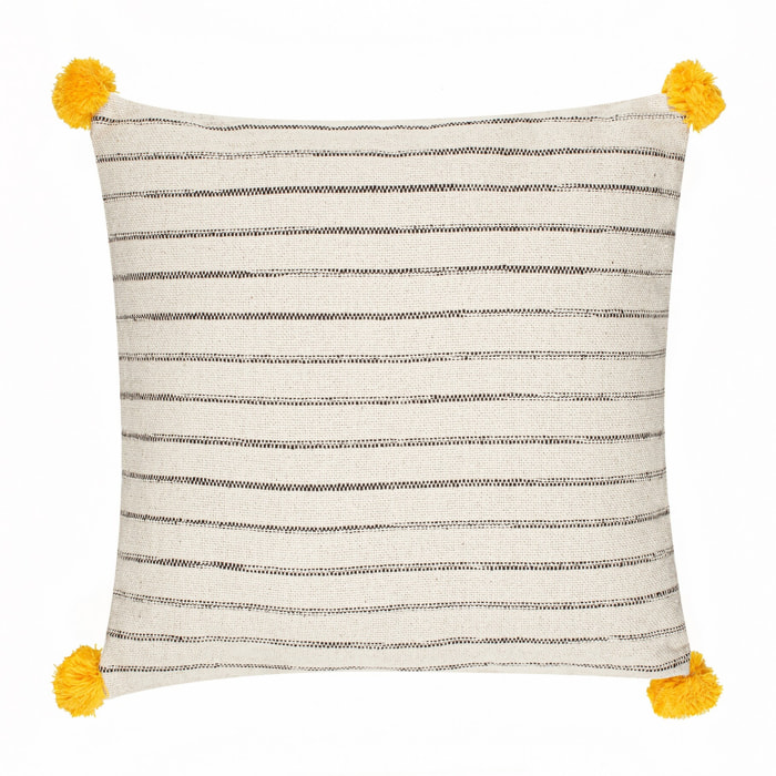 ORESTELUCHETTA Cuscino STRIPE-A YELLOW