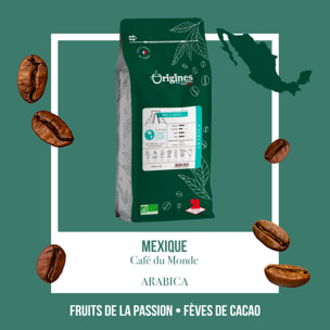Café Bio - Mexique Chiapas - Pur Arabica - Grain 1kg