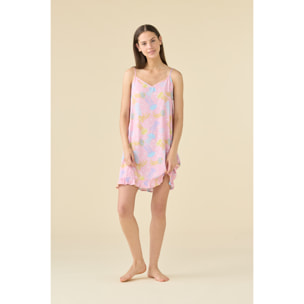 Camicia da notte in viscosa articolo floret. Noidinotte