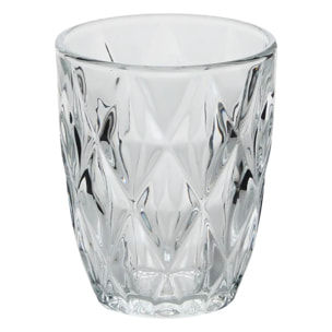 Lot de 6 Gobelets Lea transparent D8,1xH10cm