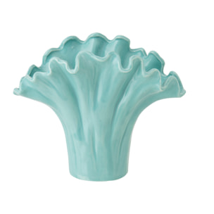 J-Line Vase Fleur - porcelaine - vert clair - large
