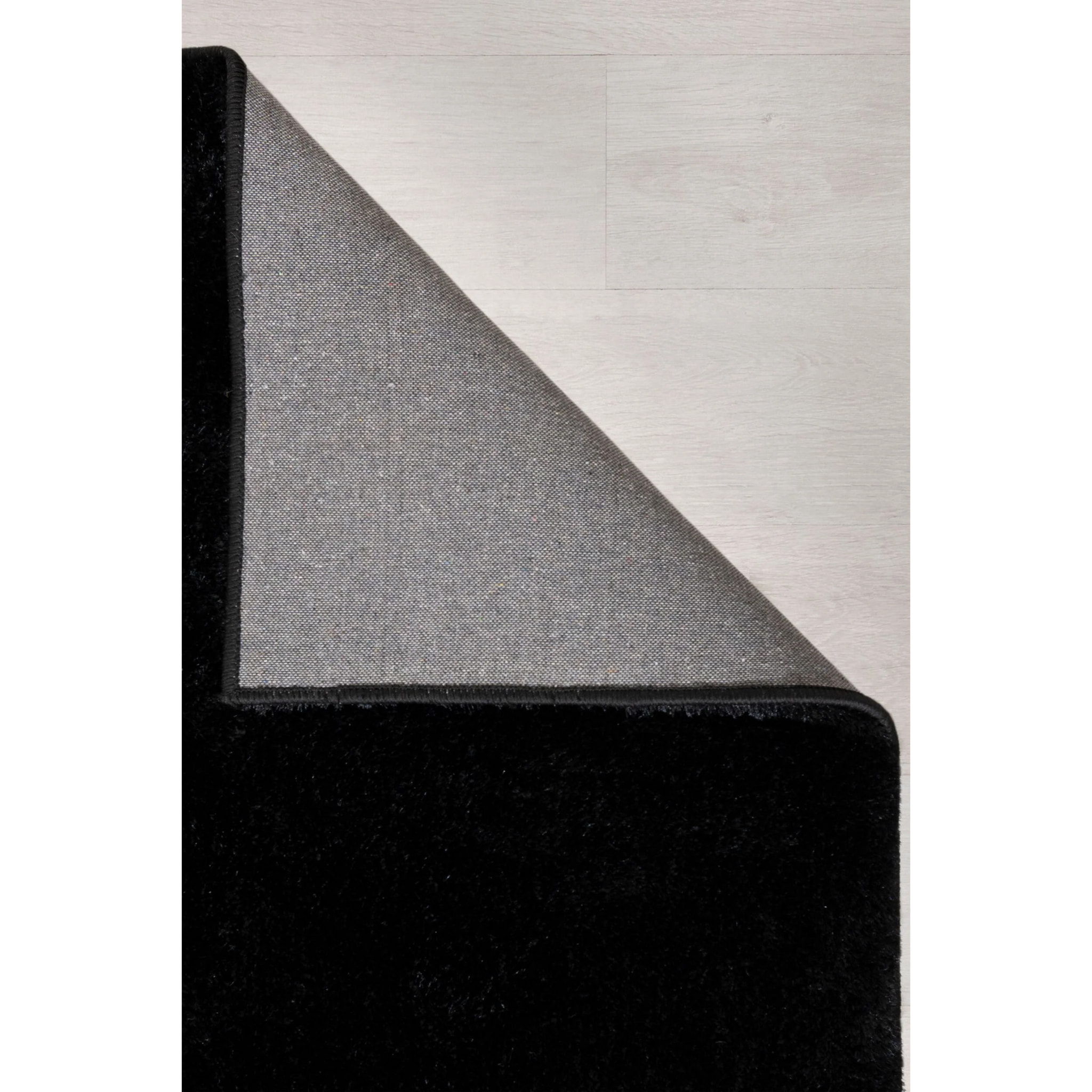 Tapis de couloir SHAGGY Noir