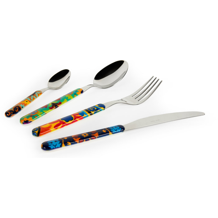 Service 24 couverts Excelsa – New Delhi, Acier Multicolore