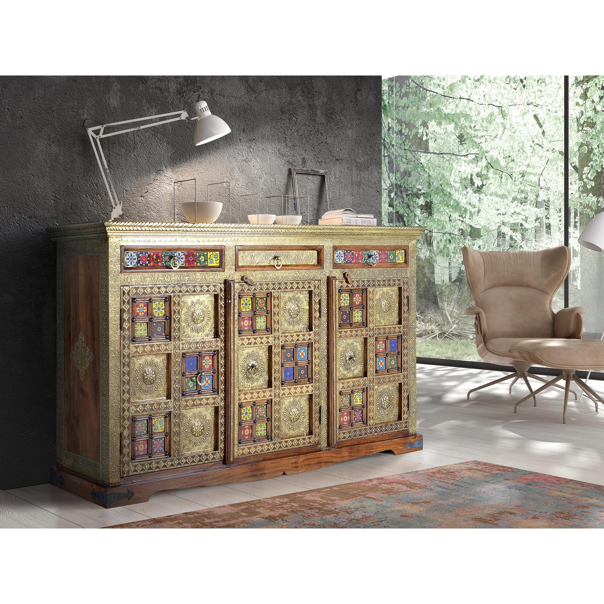 Aparador - madera de acacia - 90x150x40cm