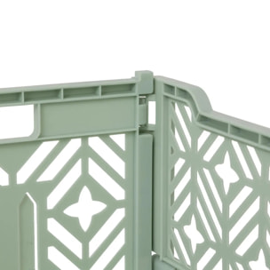 Cagette pliante "Arry" vert clair 40x30x15cm