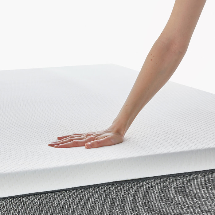 Topper Viscoelástico de 5cm de grosor | Aloe Vera Dermoprotector | Transpirable | Funda Lavable