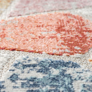 Tapis Runi motif géométrique aspect relief