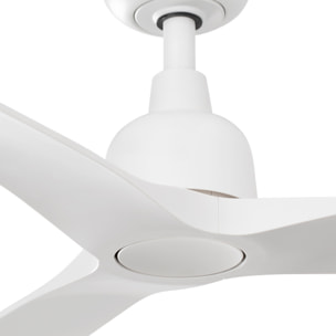 OUTWOOD L Ventilatore a soffitto bianco IP44 1X27