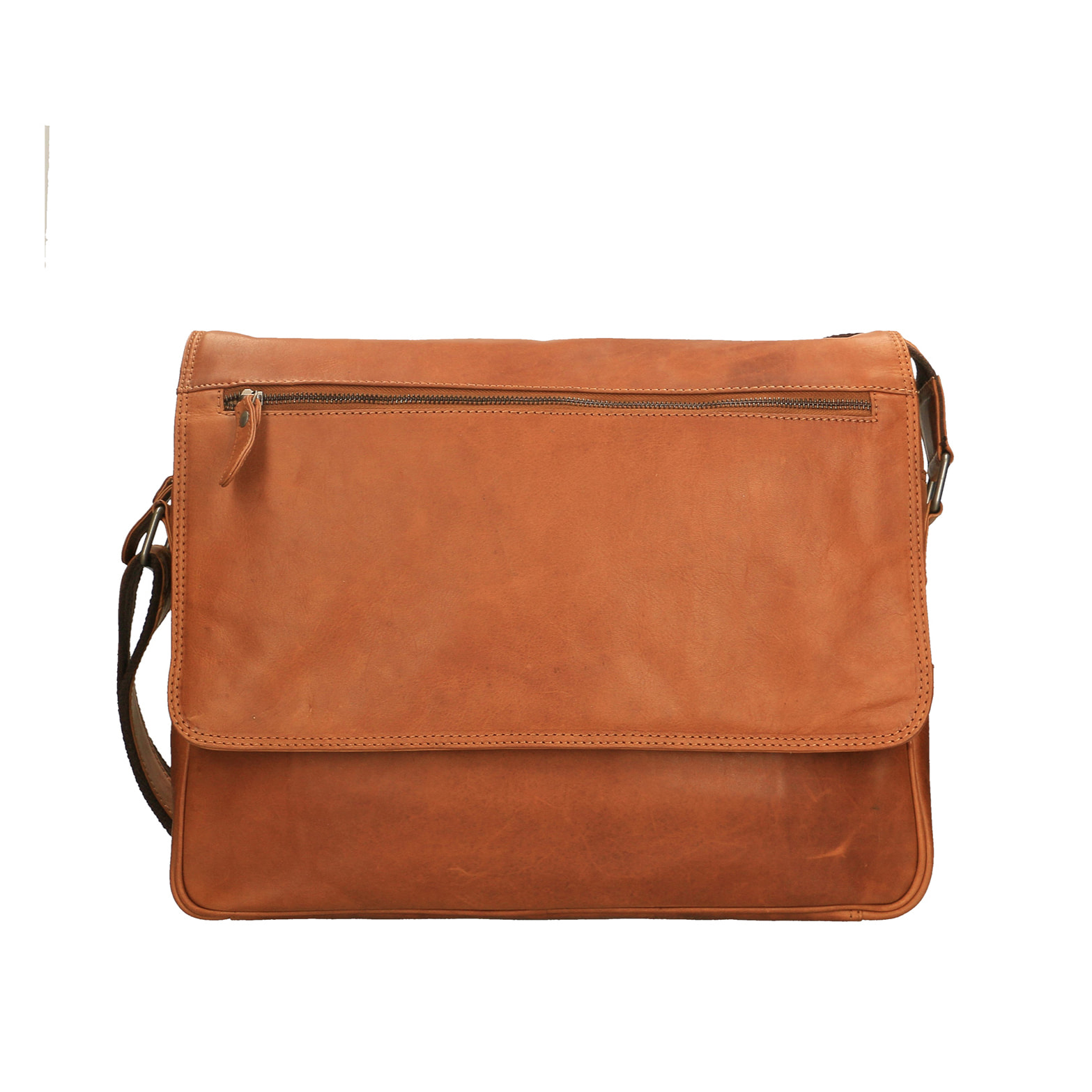 Borsa a tracolla  da uomo In Vera pelle Made in Italy xx cm