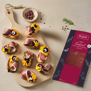 Lot de 3 - Magret de canard tranché fumé au bois de hêtre - 3x90g