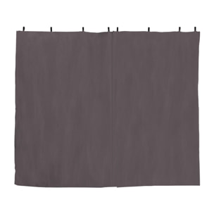 Rideaux universels pour pergola - lot de 2