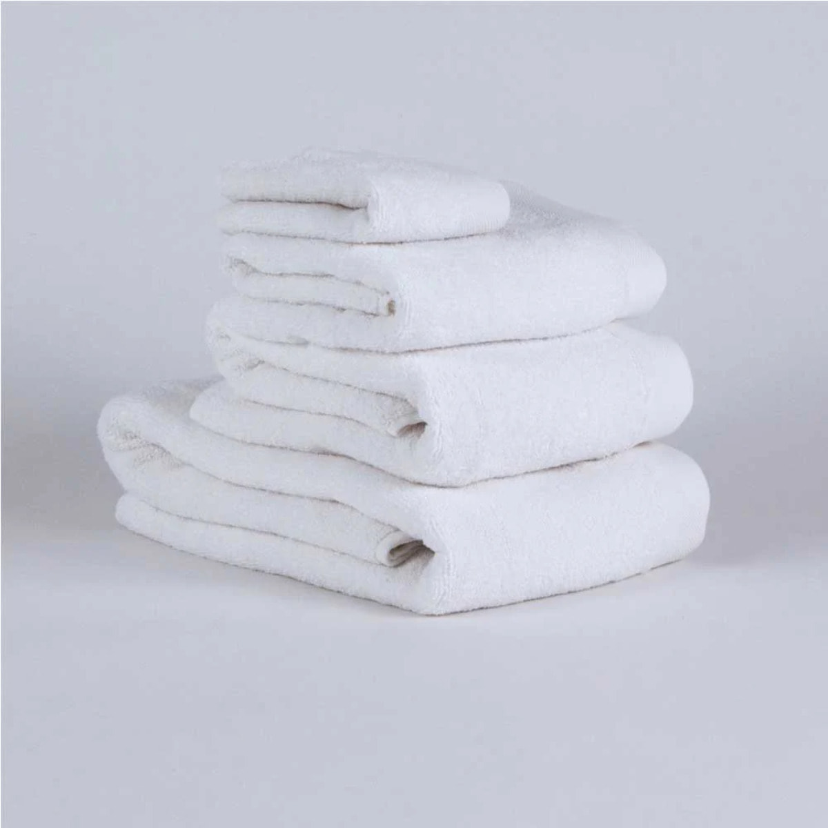 Toalla de baño 400gr doble rizo blanco