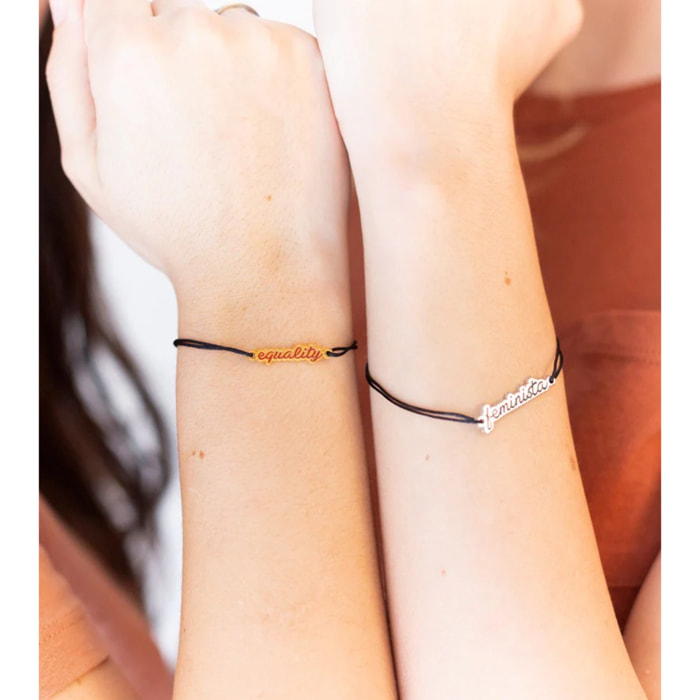 Pulsera Charm "Feminista"