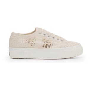 Superga - Scarpe da donna Donna Beige - 2740 PLATFORM CROCHET