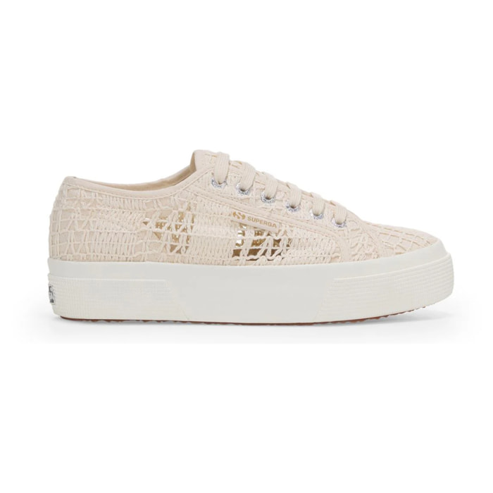 Superga - Scarpe da donna Donna Beige - 2740 PLATFORM CROCHET