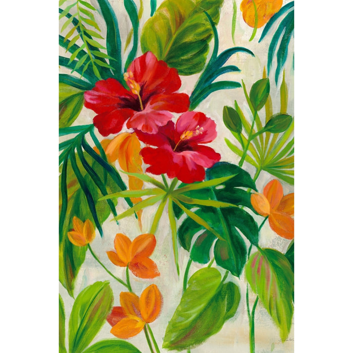Tableau jardin tropical Toile imprimée