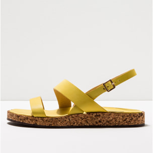 Sandalias S3212 RESTORED SKIN YELLOW / TARDANA color Yellow