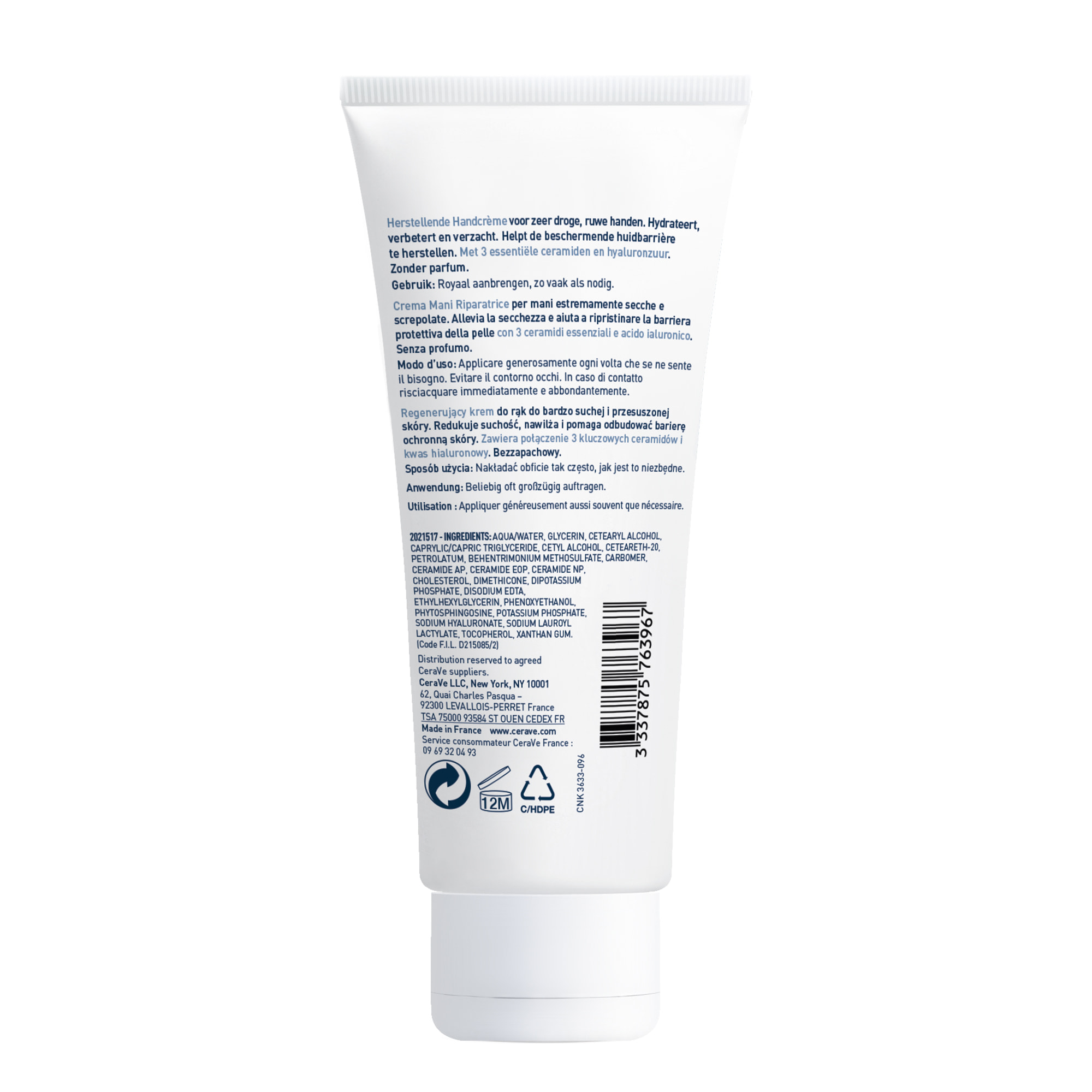 Crème Mains Réparatrice 100ml