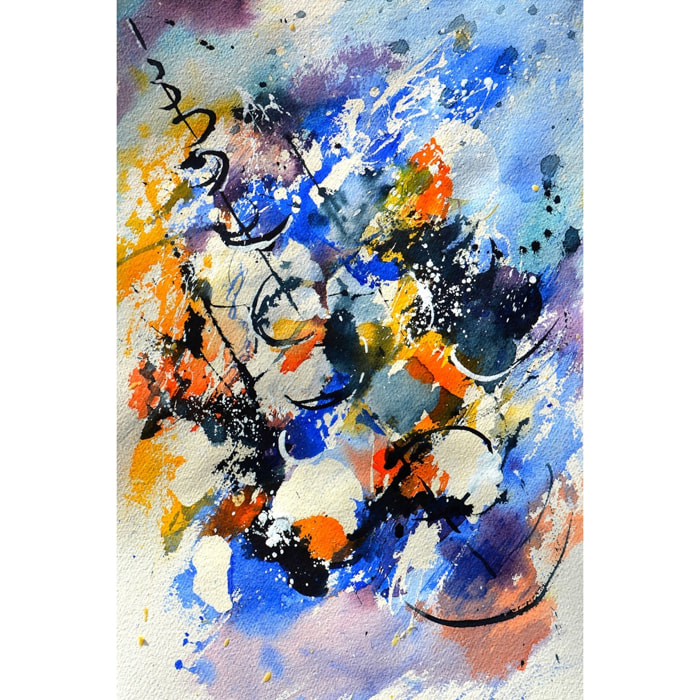 Tableau abstrait aquarelle Toile imprimée