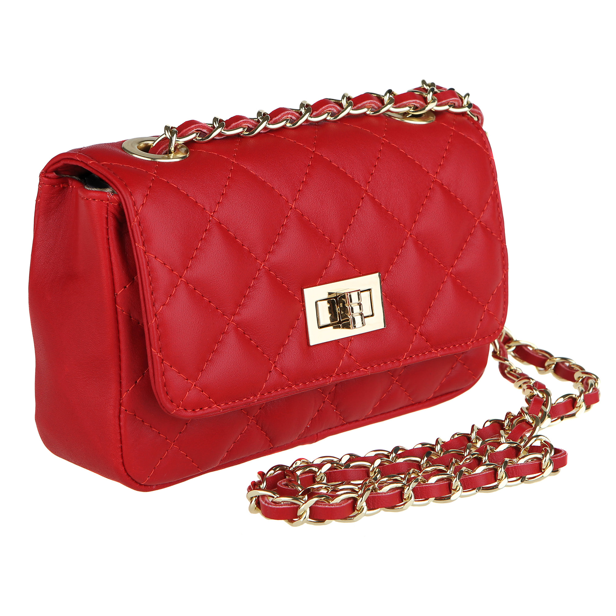 Chicca Borse Borsetta Clutch Rosso