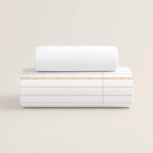 Funda Nórdica Estampada - Cierre Solapa - 100% Algodón - Incluye 1/2 Fundas de Almohada - Puntades