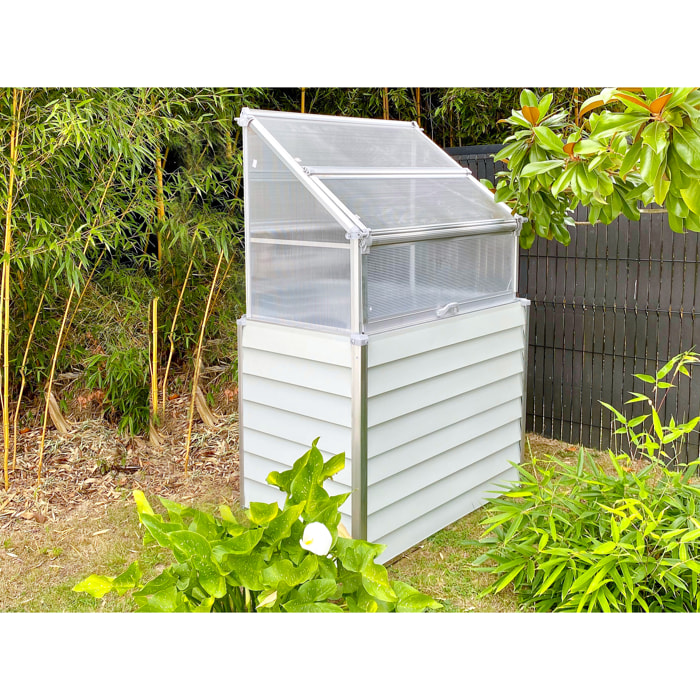 STRETTO - Mini-serre de jardin en acier galvanisé