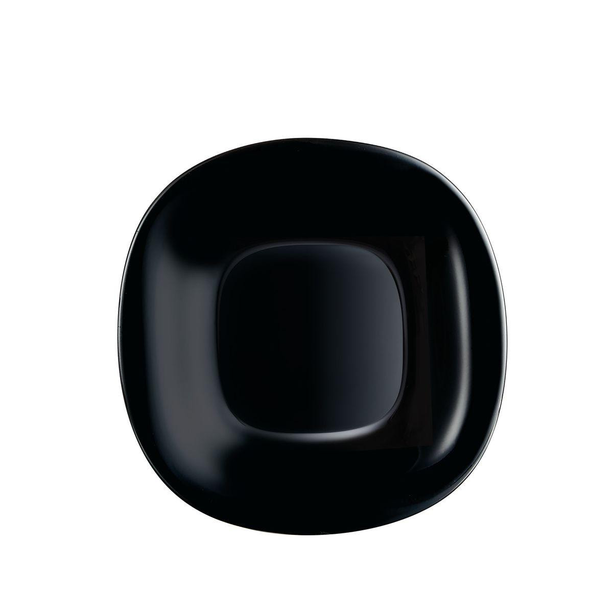 Assiette noire 21 x 19,6 cm Carine - Luminarc