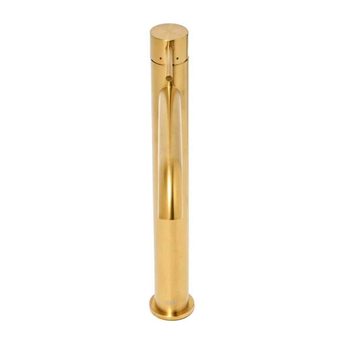 Aurum mitigeur lavabo inoxydable, à levier, sans vidage, or brossé SATBAUR285BG avec une garantie de 5 ans
