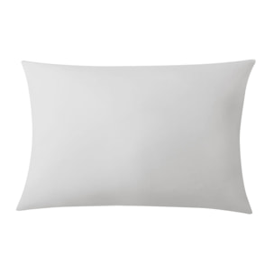 Taie d'oreiller unie en percale de coton, Made in France, TOI ET MOI CLAIR D'AURORE , Beige