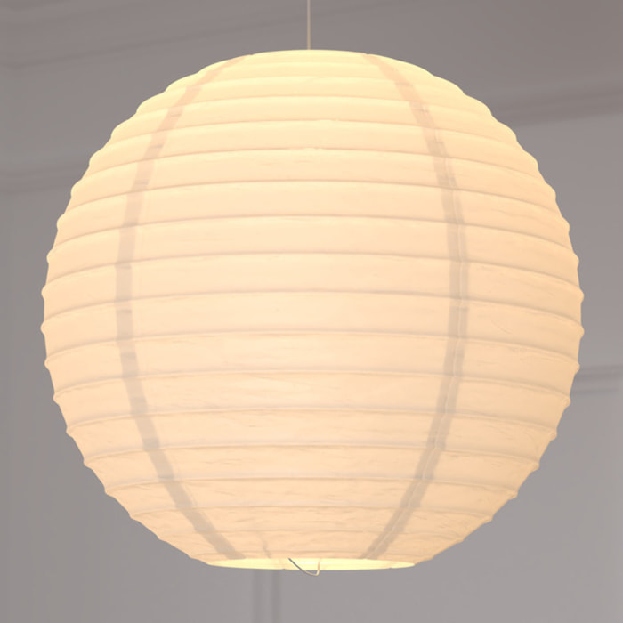 Lanterne boule papier blanc D45cm