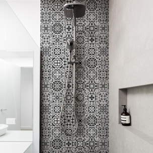 Stickers muraux - Sticker Mural Carrelage adhésif Cuisine Salle de Bain - 30 STICKERS CARRELAGES AZULEJOS WILIANA