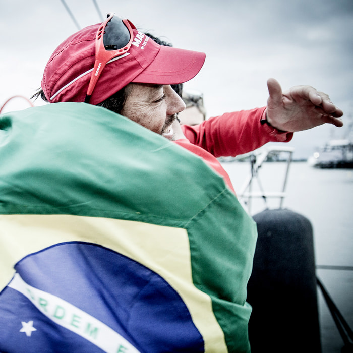 Gafas de deportes acuáticos OCEAN COSTA RICA - Rojo negro / Ahumada