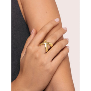 Anelli Always in Acciaio Placcato Oro