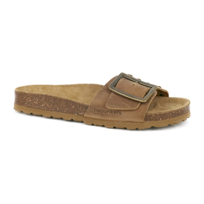 SANDALIA MALLORCA BABUNKERS MARRON