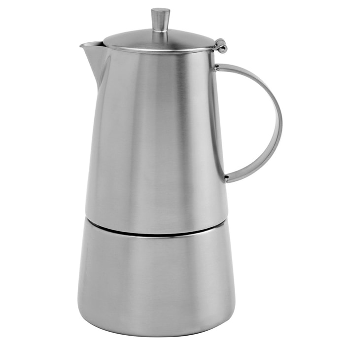 Cafetière italienne Milano Inox Brossé   diamètre 11cm