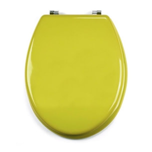 Abattant wc MDF CLÉO Vert Pistache - Charnières Inox MSV