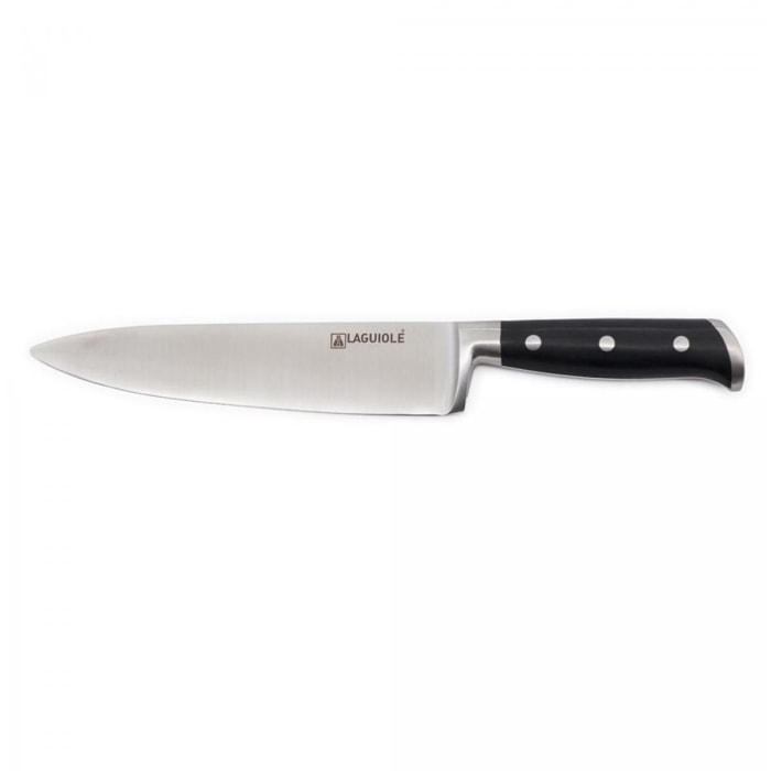 Couteau De Chef Noir 34cm - ''classique''