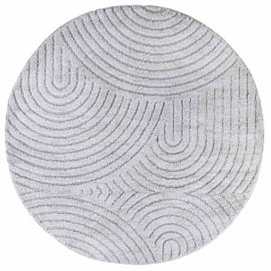 Tapis salon, motif géométrique, texture relief, lym chaleureux